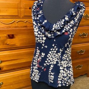 Sleeveless Ruffled Top